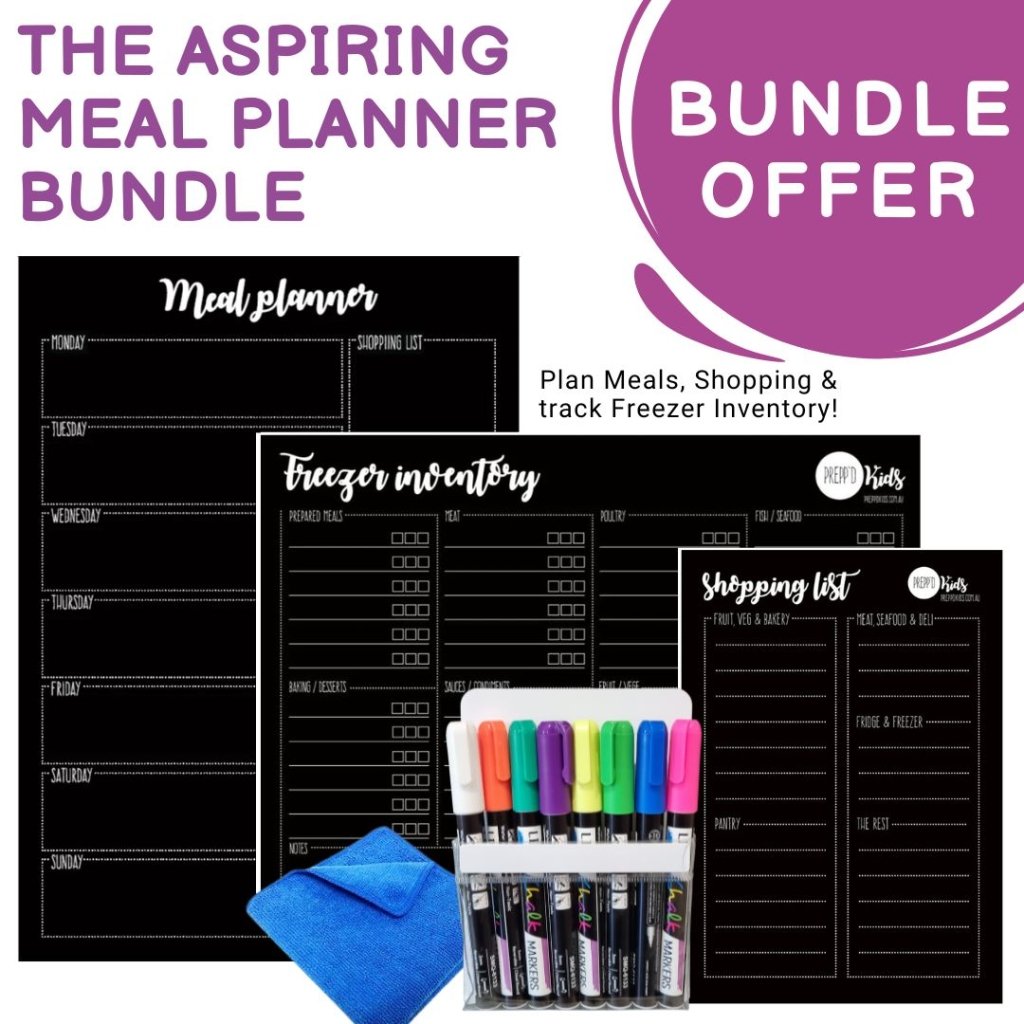 Aspiring Meal Planner Bundle - Prepp'd Kids - Prepp'd Kids