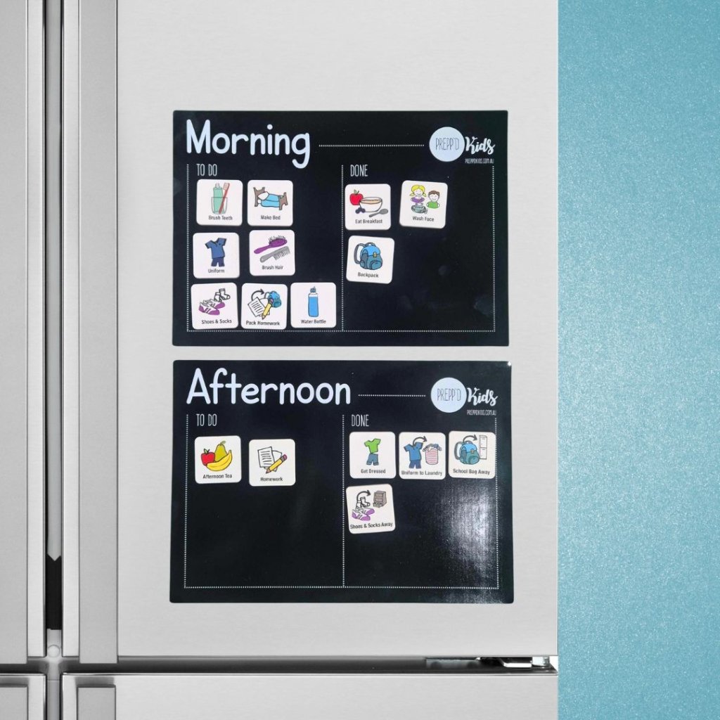 Before & After School Routine (A4) - NEW FONT - Prepp'd Kids - Prepp'd Kids
