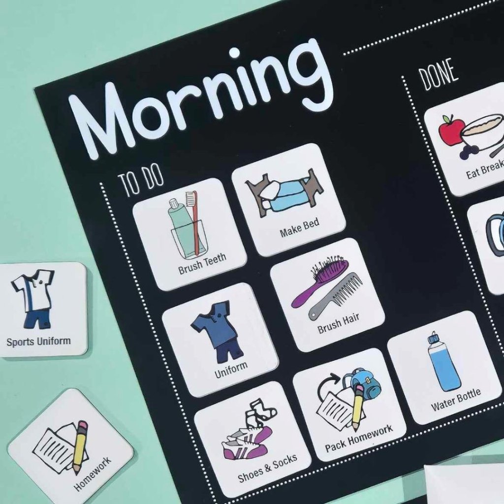 Before & After School Routine (A4) - NEW FONT - Prepp'd Kids - Prepp'd Kids