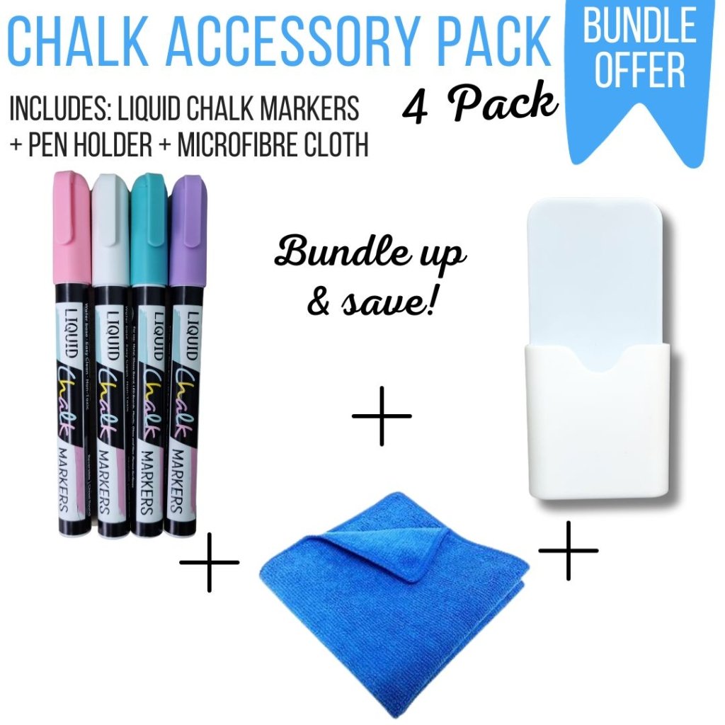 Chalk Accessory Pack (4 Pack) - Pastel - Prepp'd Kids - Prepp'd Kids