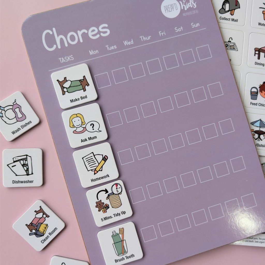 Pastel Chore Chart (Limited Edition) | Visual Chore Chart for Kids ...