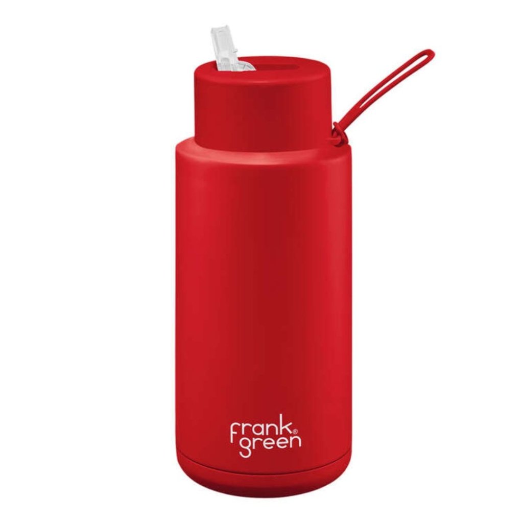 Frank Green Reusable Bottle - Atomic Red (1L) - Prepp'd Kids - Frank Green