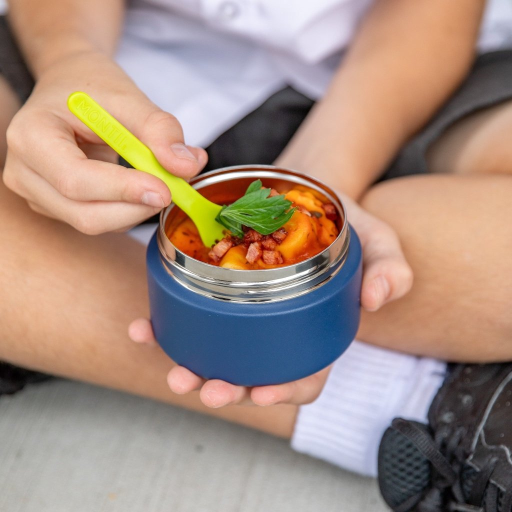 Insulated Food Jar - Navy (Mini 200ml) - Prepp'd Kids - MontiiCo