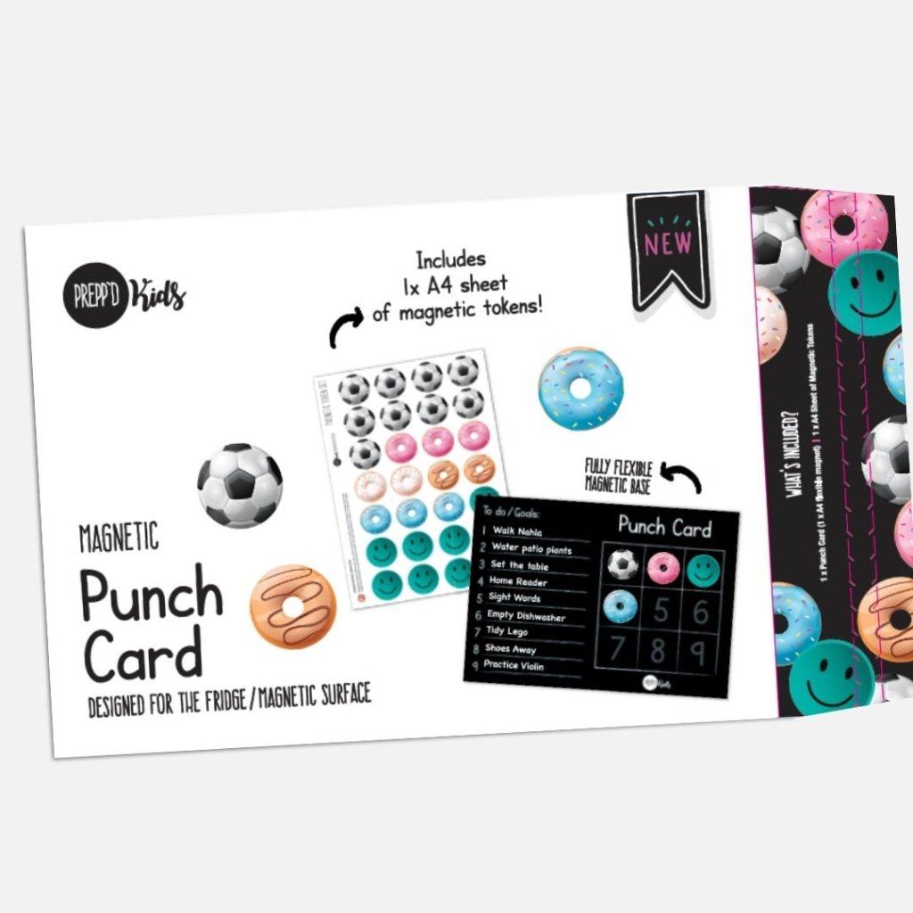 Magnetic Punch Card - Prepp'd Kids - Prepp'd Kids