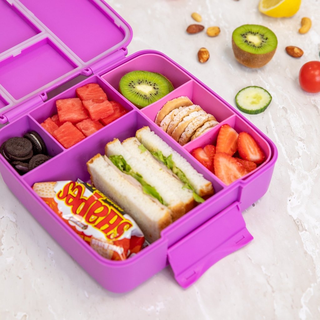 MontiiCo Feast Bento Tray - Fuchsia - Prepp'd Kids - MontiiCo
