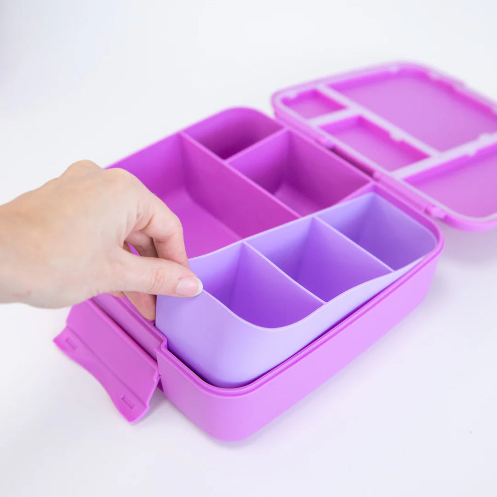 MontiiCo Feast Lunch Box - Fuchsia - Prepp'd Kids - MontiiCo