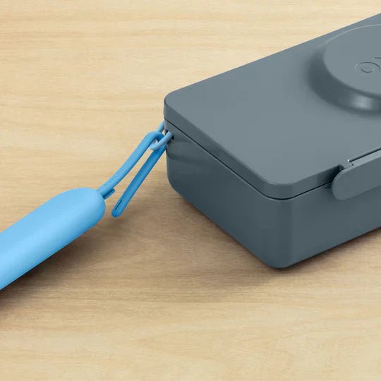 Omie Box UP S/S Cutlery Pod - Azure Blue - Prepp'd Kids - OmieBox