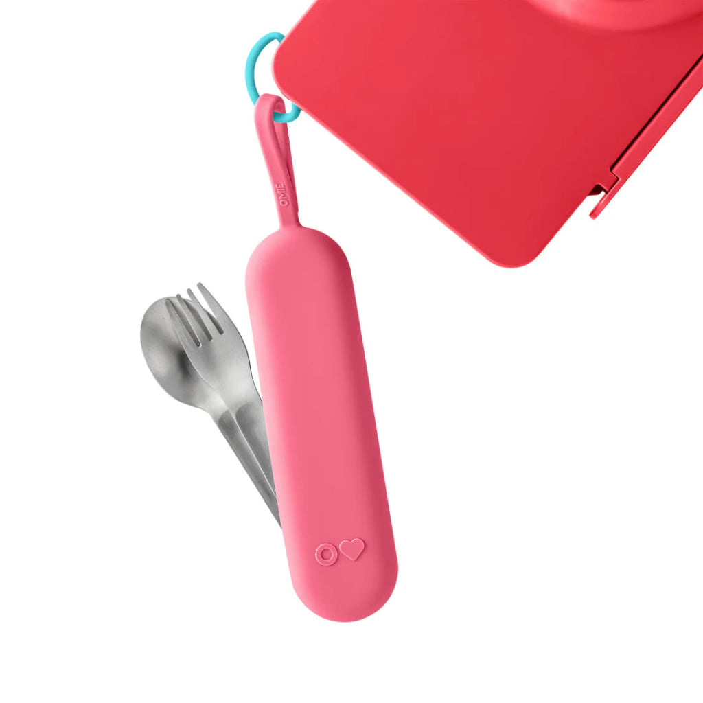 Omie Box UP S/S Cutlery Pod - Blush - Prepp'd Kids - OmieBox