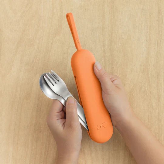 Omie Box UP S/S Cutlery Pod - Sunny - Prepp'd Kids - OmieBox