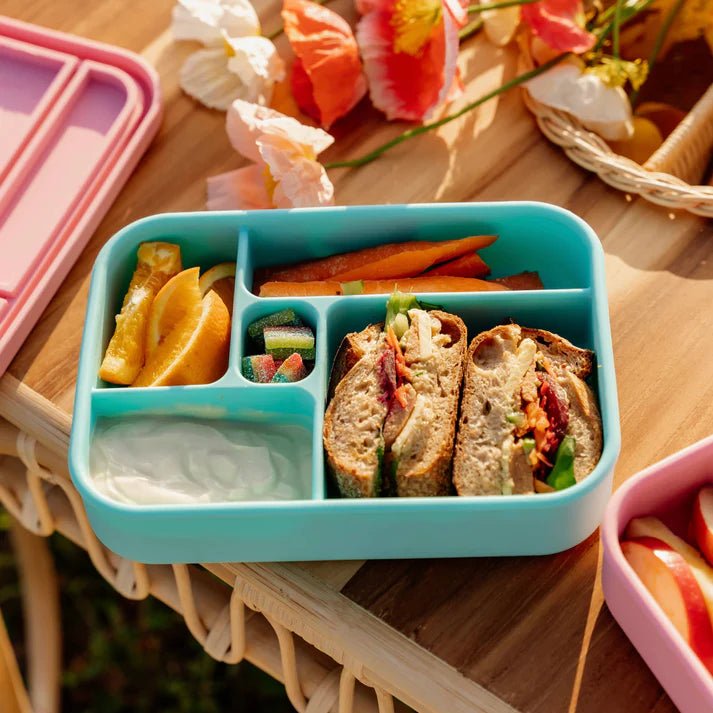TZWP Bento Lunchbox - Aqua - Prepp'd Kids - Zero Waste People