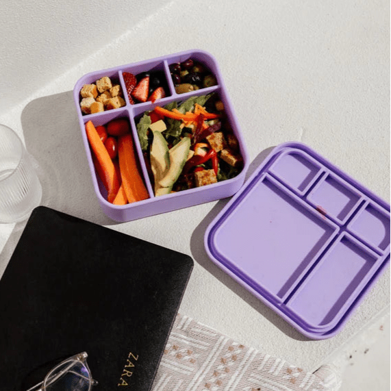TZWP Big Bento Lunchbox - Lilac - Prepp'd Kids - Zero Waste People