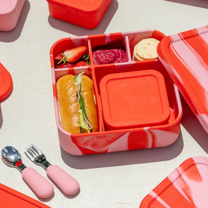 TZWP Big Bento Lunchbox - Rose Jam - Prepp'd Kids - Zero Waste People