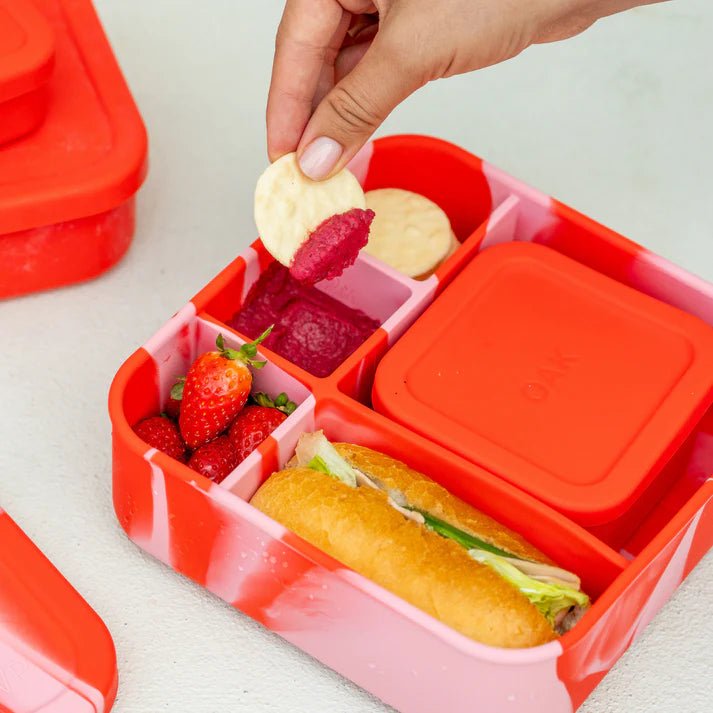 TZWP Big Bento Lunchbox - Rose Jam - Prepp'd Kids - Zero Waste People