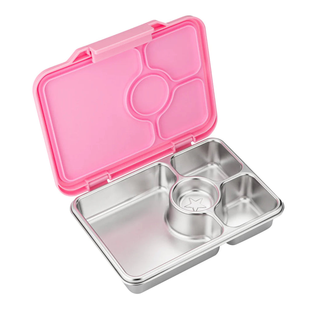 Yumbox Pret Stainless Bento Box - Pink - Prepp'd Kids - Yumbox