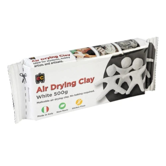 Air Drying Clay White 500g - Prepp'd Kids - Educational Colours