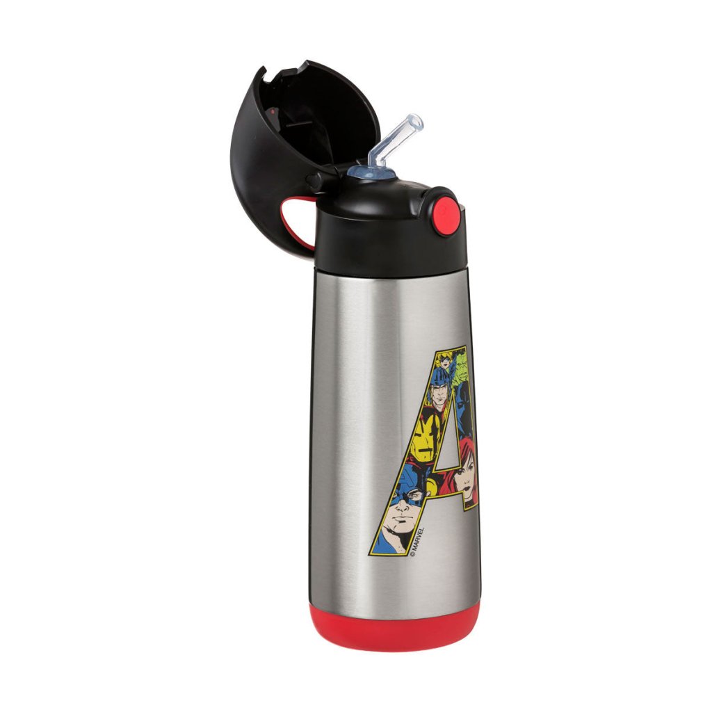 B.box Insulated Drink Bottle 500ml - Avengers PRE-ORDER - Prepp'd Kids - B.box
