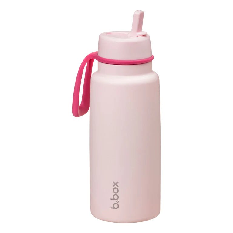 B.box Insulated Flip Top Bottle (1L) - Pink Paradise - Prepp'd Kids - B.box