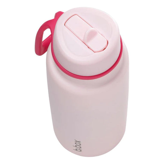 B.box Insulated Flip Top Bottle (1L) - Pink Paradise - Prepp'd Kids - B.box