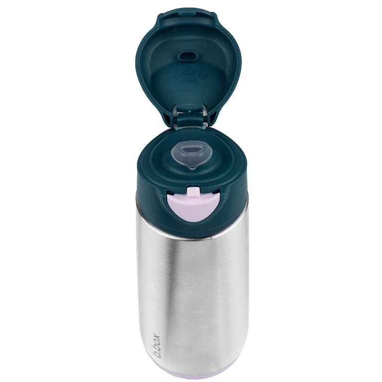 Bbox Insulated Sport Spout Bottle 500ml - Indigo Rose - Prepp'd Kids - B.box
