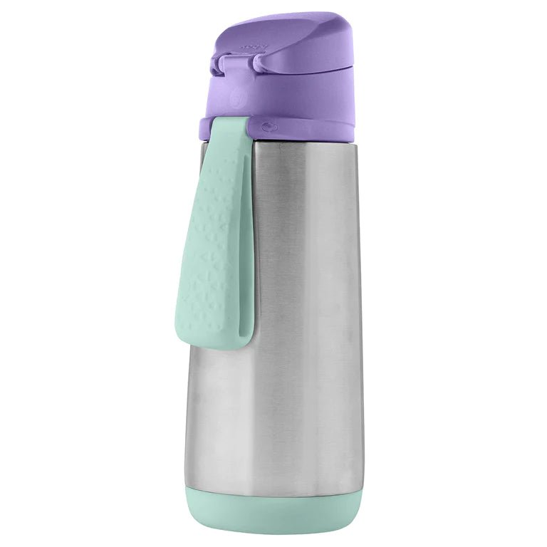 Bbox Insulated Sport Spout Bottle 500ml - Lilac - Prepp'd Kids - B.box
