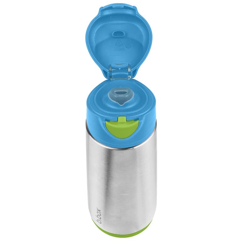 Bbox Insulated Sport Spout Bottle 500ml - Ocean Breeze - Prepp'd Kids - B.box