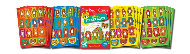 Bear Feelings Sticker Book - Prepp'd Kids - QCards