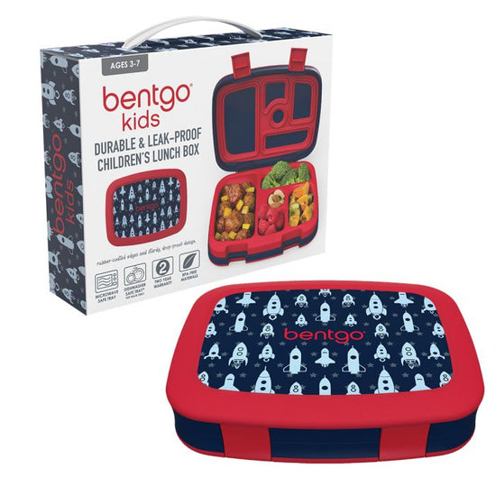 Bentgo Kids Lunch Box - Space Rockets - Prepp'd Kids - Bentgo