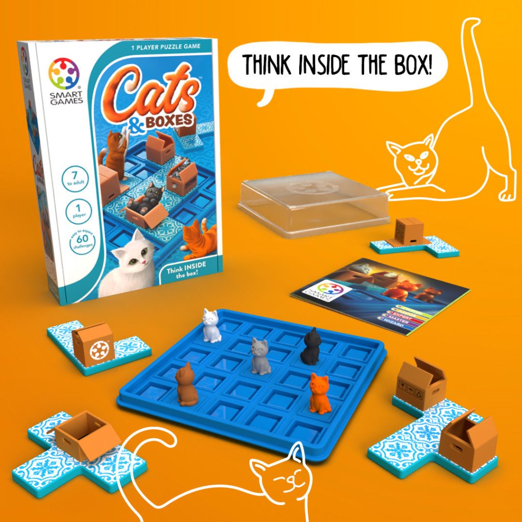 Cats & Boxes (Puzzle Game) - Prepp'd Kids - Smart Games