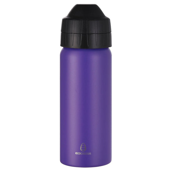 Ecococoon 500ml Drink Bottle - Purple Amethyst - Prepp'd Kids - Ecococoon