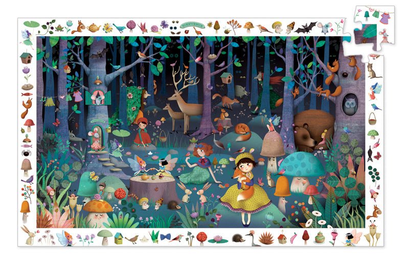 Enchanted Forest Observation Puzzle - Prepp'd Kids - Djeco