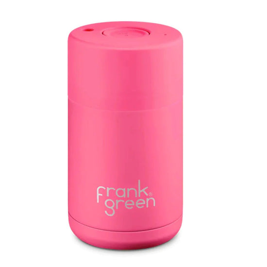 Frank Green Reusable Coffee Cup - Neon Pink (12oz / 355ml) - Prepp'd Kids - Frank Green
