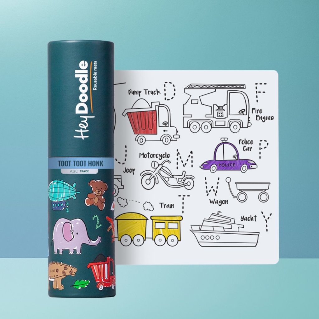HeyDoodle ABC | Toot Toot Honk (MiniMat) HeyDoodle ABC | Toot Toot Honk (MiniMat)