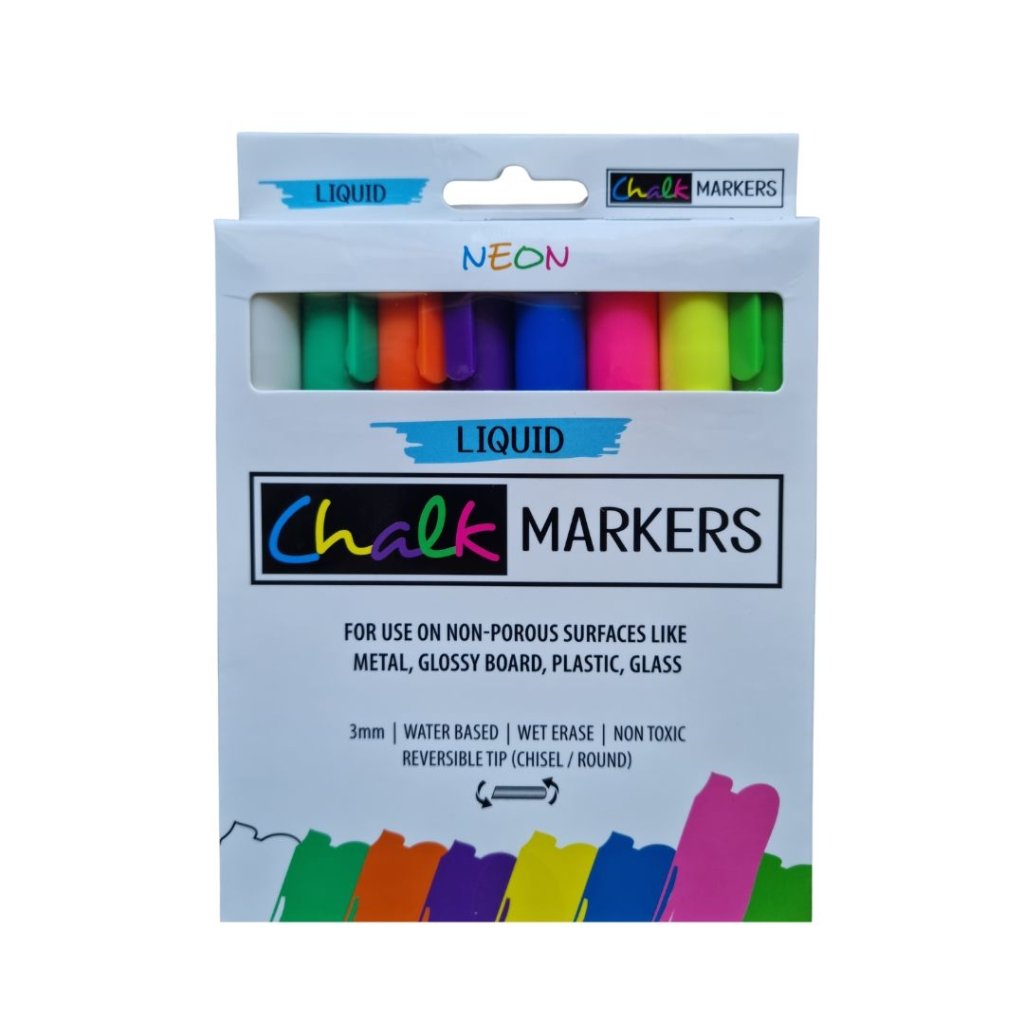 Liquid Chalk - Neon (8 Pack) - NEW RELEASE 2.0 - Prepp'd Kids - Prepp'd Kids