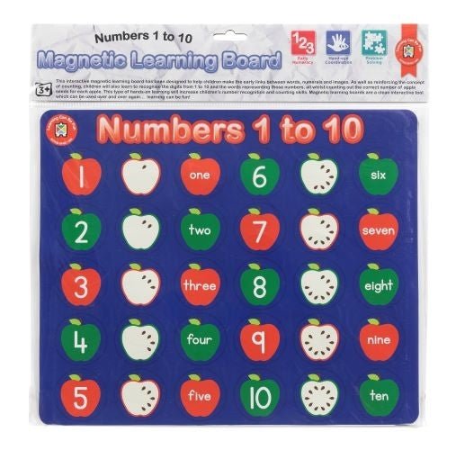 Magnetic Learning Board - Numbers - Prepp'd Kids - Learning Can Be Fun