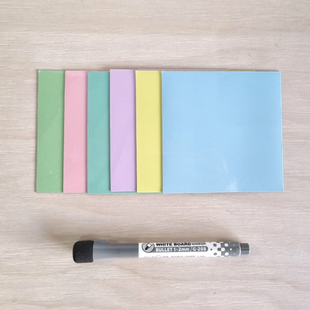 Magnetic Post It Notes - Pastels - Prepp'd Kids - Prepp'd Kids