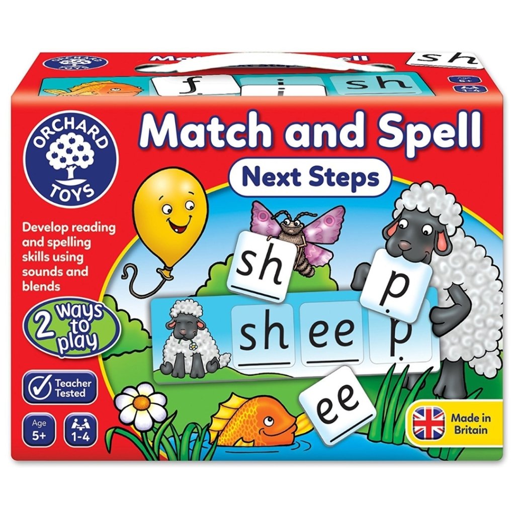 Match And Spell Next Steps - Prepp'd Kids - Orchard Toys