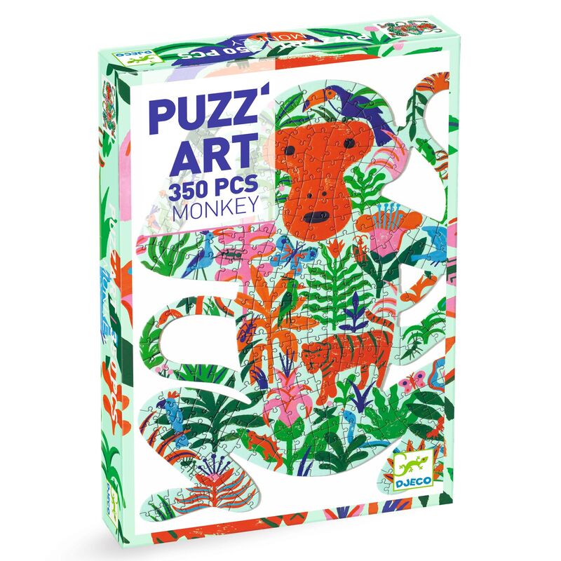 Monkey 350pc Art Puzzle - Prepp'd Kids - Djeco