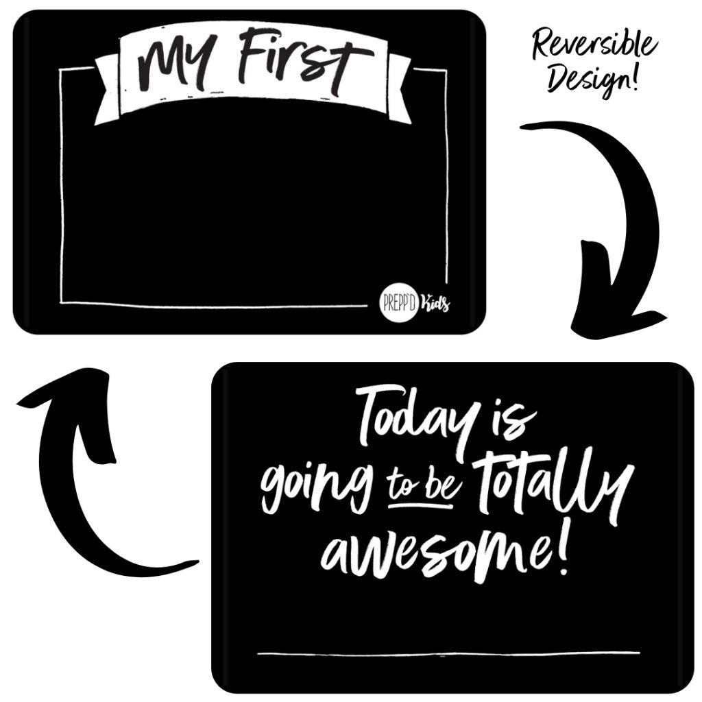 My First / Today Is Awesome Board - Prepp'd Kids - Prepp'd Kids