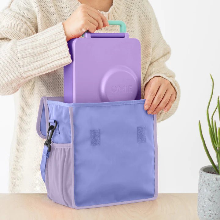 Omie Lunch Tote - Purple - Prepp'd Kids - OmieBox