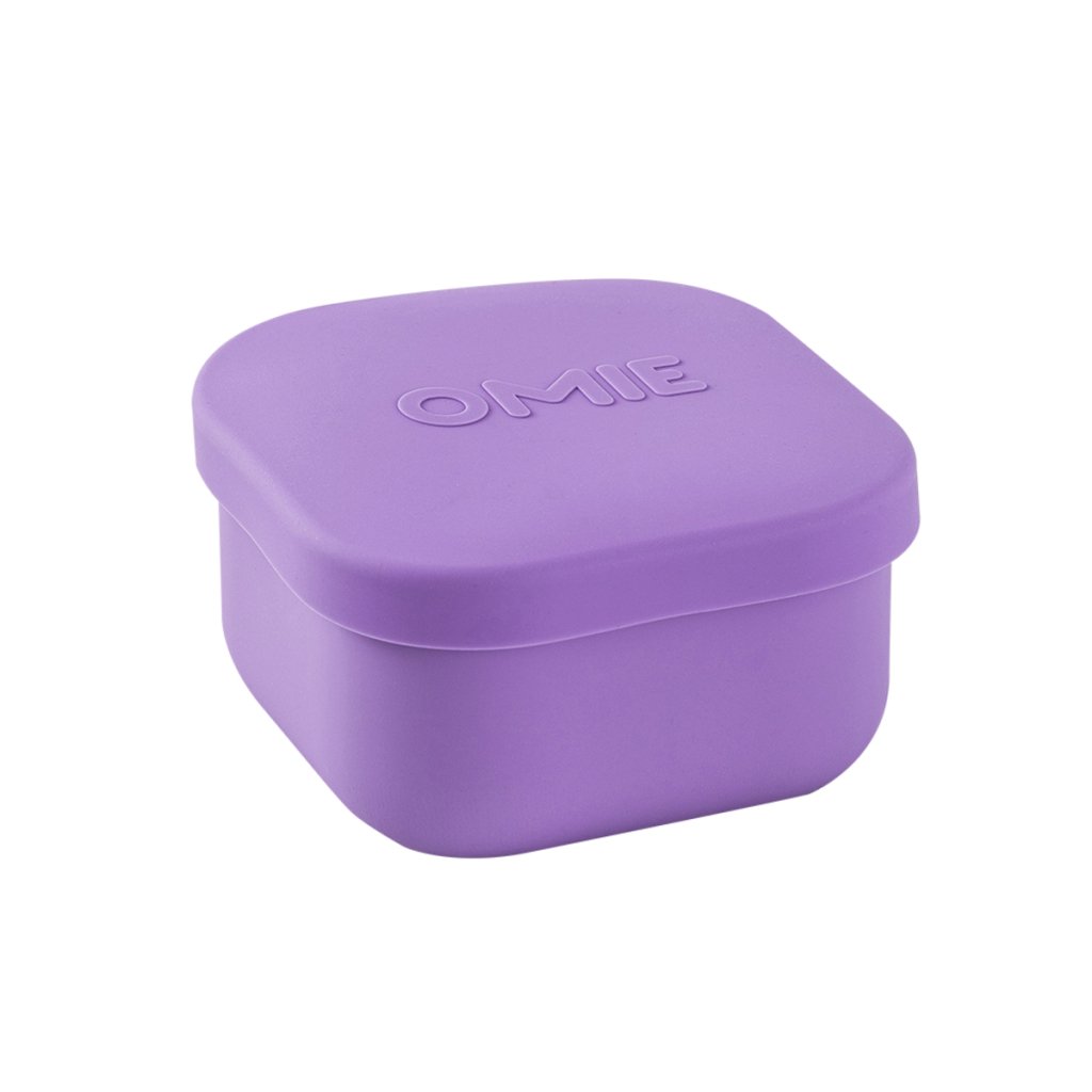 OmieSnack Silicone Snack Container - Purple - Prepp'd Kids - OmieBox