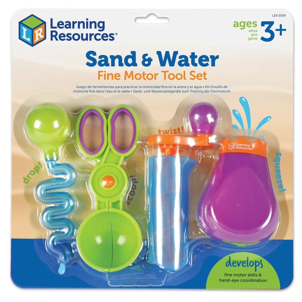 Sand & Water Fine Motor Tool Set - Prepp'd Kids - Learning Resources