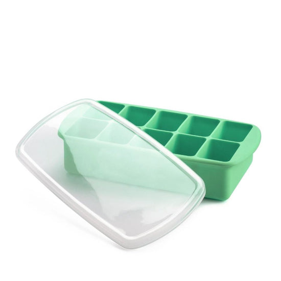 Silicone Freezer Tray with Lid - Mint - Prepp'd Kids - Melii