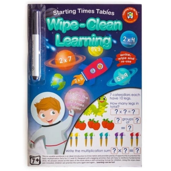 Starting Times Tables - Wipe-Clean Learning - Prepp'd Kids - Learning Can Be Fun