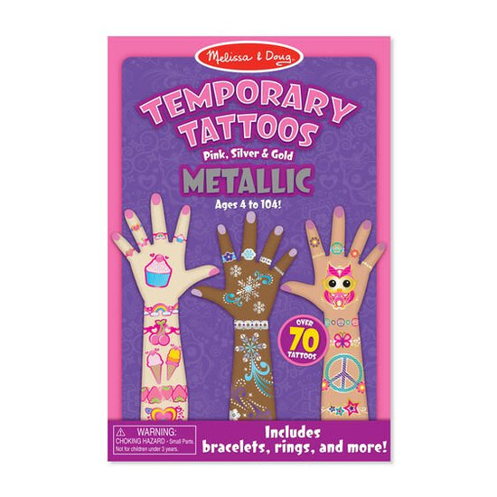 Temporary Tattoos - Metallic - Prepp'd Kids - Melissa & Doug