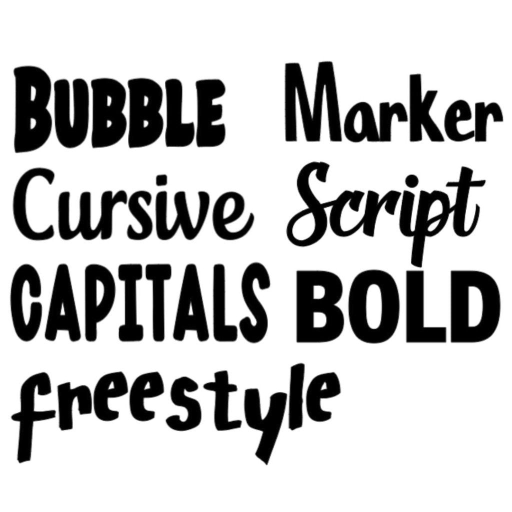 Vinyl Name Labels (4 x Same Name/Single colour sheet only) Prepp'd Kids