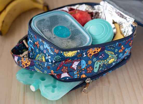 Wolfgang Designs - Insulated Snack Bag - Florassic Park - Prepp'd Kids - Wolfgang Designs
