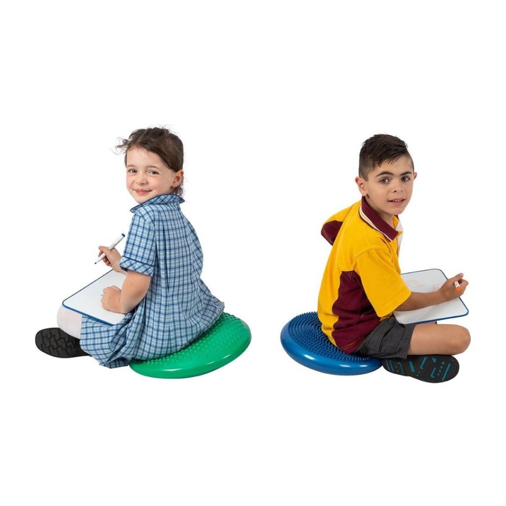 Wriggle Cushion Green W/T Hand Pump - Prepp'd Kids - Elizabeth Richards