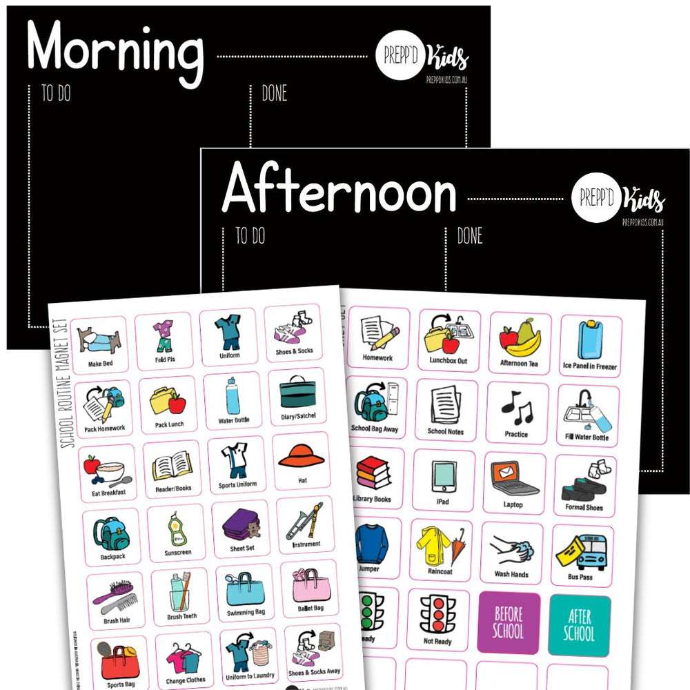 Before & After School Routine (A4) - NEW FONT