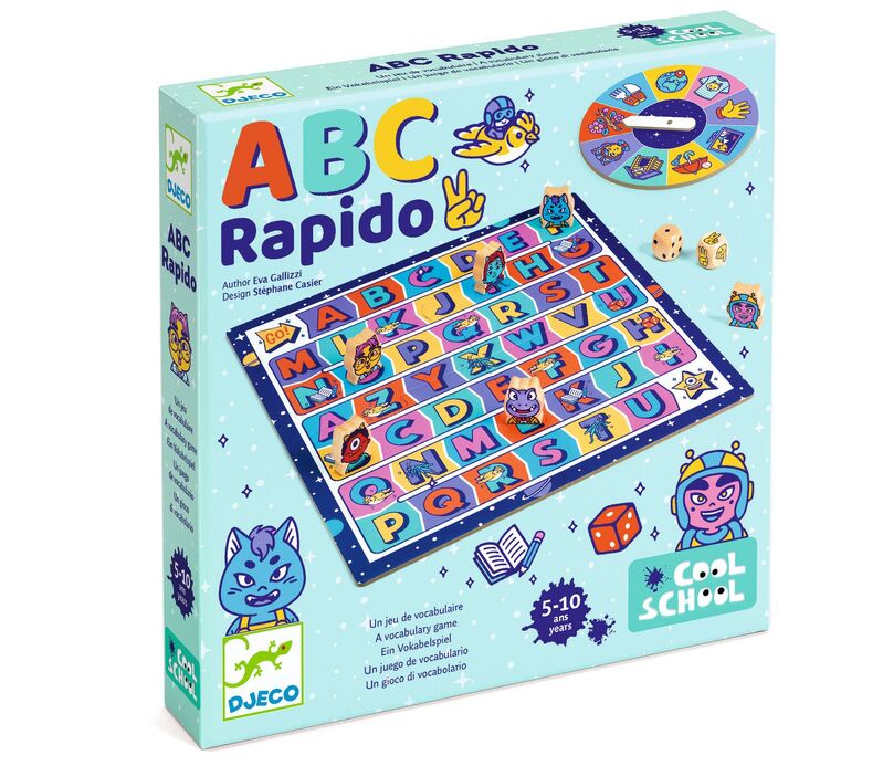 
                  
                    ABC Rapido Vocabulary Game - Prepp'd Kids - Djeco
                  
                