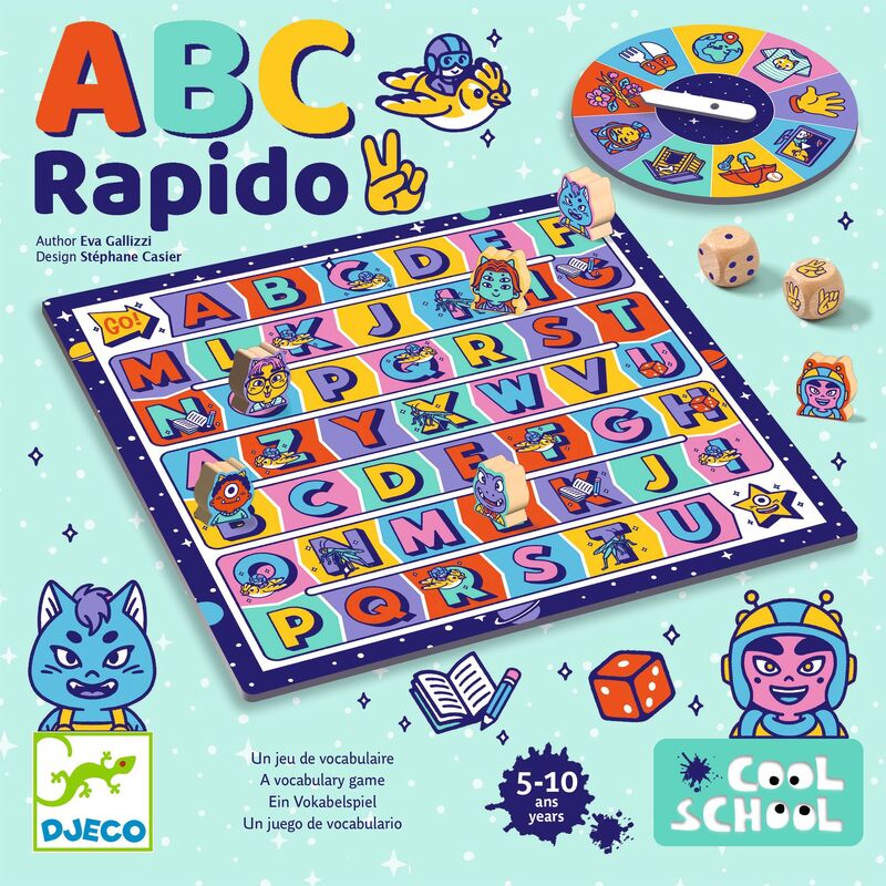 
                  
                    ABC Rapido Vocabulary Game - Prepp'd Kids - Djeco
                  
                